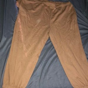 H&M Tan Joggers.
